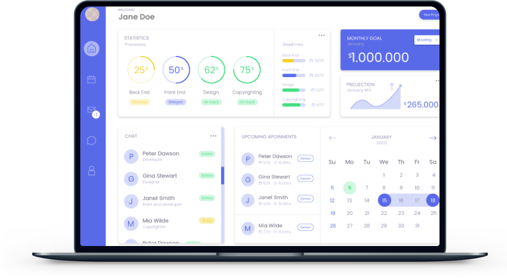 Sales CRM Dashboard with Lead Tracking, Tasks, and Analytics