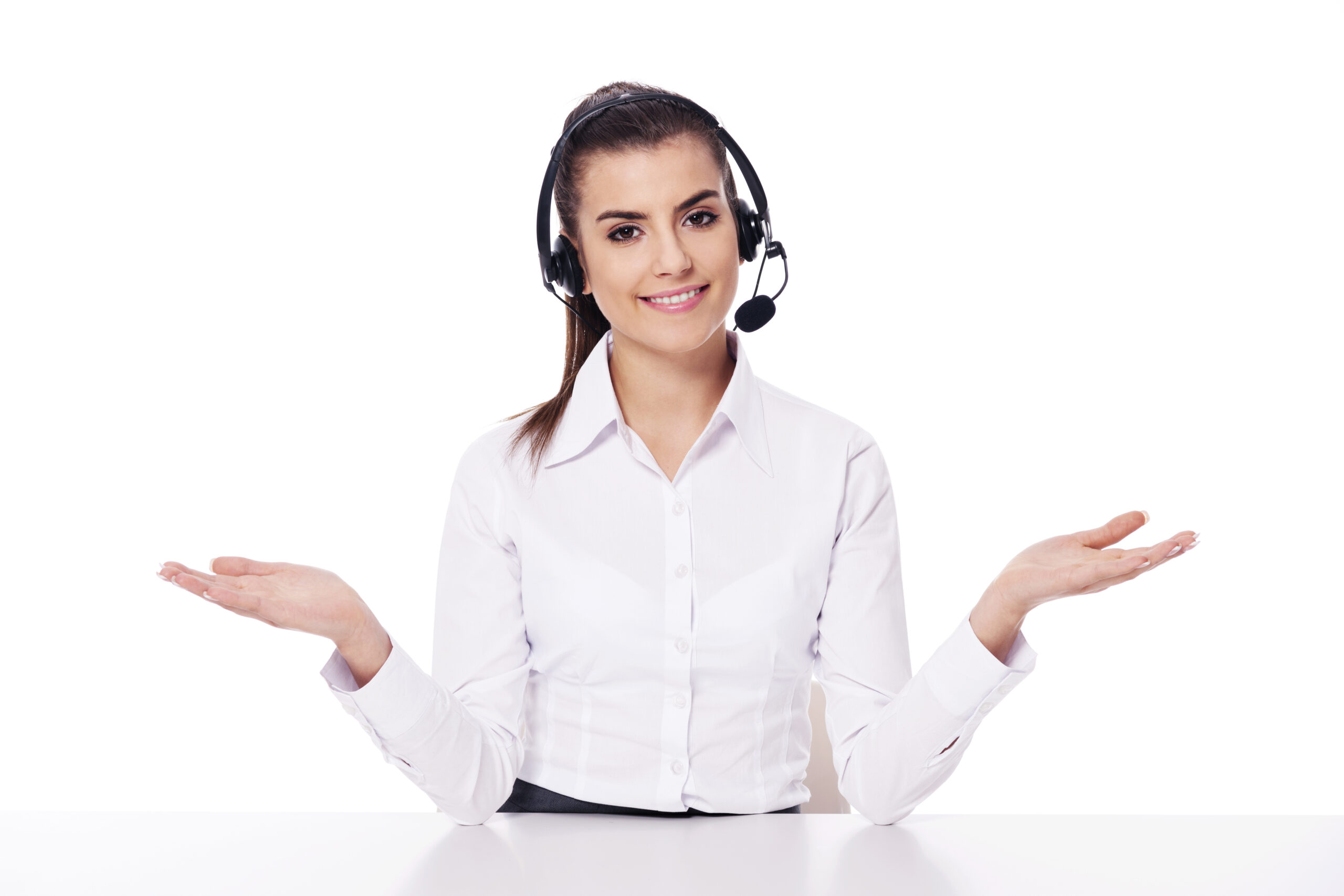 Smiling Female Call Center Agent with Headset Offering Support- Multiple Zones Technologies Pvt. Ltd